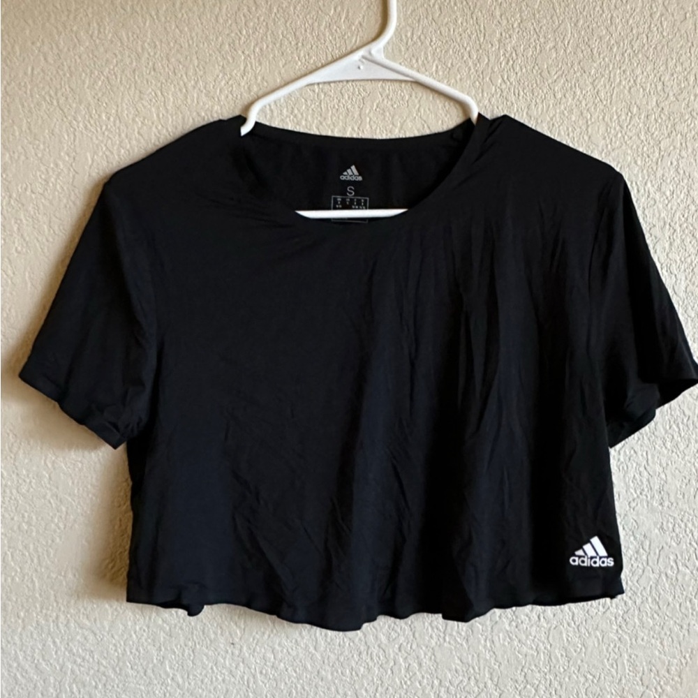 Adidas Women's Black Crop Top